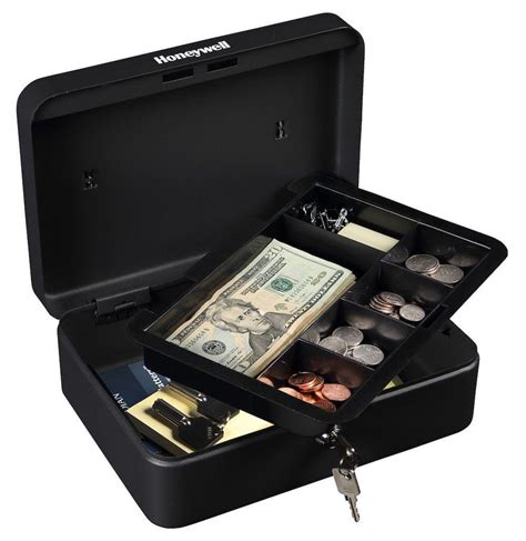 honeywell standard steel cash box|6112 honeywell cash box.